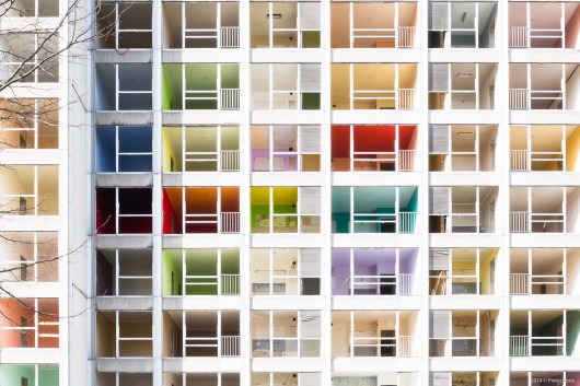 A Colorful Demolition: The Abandoned Interiors of Ghent's Rabot Towers Revealed © Pieter Lozie